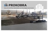 Ejecución de Pisos Industriales con Tecnología Laser … · 2015-11-20 · PROKOBRA es una empresa con 15 años de experiencia en el mercado de los pisos industriales de hormigón