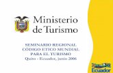 SEMINARIO REGIONAL CÓDIGO ETICO MUNDIAL PARA EL TURISMO Quito - Ecuador ...ethics.unwto.org/sites/all/files/docpdf/...session2-lopezecuador.pdf · Desarrollo del Turismo Sostenible