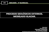 PROCESOS GEOLÓGICOS EXTERNOS. … · Estándares de aprendizaje evaluables Diferencia las formas resultantes del modelado glacial, asociándolas con su proceso correspondiente.