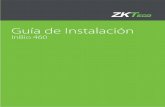 Guía de Instalación - ZKTeco Latinoaméricazktecolatinoamerica.com/documentos/control-de-acceso/paneles/inbio/... · Diodos de Supresión– 4pcs. Desarmadores – 2 pcs. ... equivalente