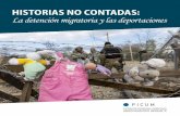 HISTORIAS NO CONTADAS: La detención migratoria …picum.org/wp-content/uploads/2017/11/Deportation_Stories_ES.pdf · sufrimiento causado por la detención migratoria y la deportación.