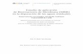 Estudio de aplicaciónde Biorreactores de Membrana …rodin.uca.es/xmlui/bitstream/handle/10498/16511/Proyecto fin de... · Estudio de aplicación de Biorreactores de Membrana en