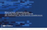 Elementos constitutivos, características y parámetrosvirtualpostgrados.unisabana.edu.co/.../elementos-constitutivos.pdf · Elementos constitutivos, características y parámetros