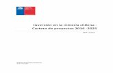 Inversión en la minería chilena - Inicio Temtico/Informe Inversion Minera... · Al analizar la inversión minera por tipo de empresa, vemos que CODELCO ajusta su potencial inversional