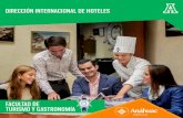 DIRECCIÓN INTERNACIONAL DE HOTELES - … · Acreditados por la Federación de Instituciones Mexicanas Particulares ... gubernamentales de turismo, entre otras. • Tomarás clases