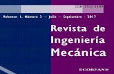 Ingeniería - ecorfan.org · Revista de Ingeniería Mecánica, Volumen 1, Número 3, de Julio a Septiembre - 2017, es una revista editada trimestralmente por ECORFAN-Spain.