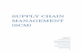 SUPPLY CHAIN MANAGEMENT (SCM) · Esto quiere decir, que la cadena de suministro incluye las actividades asociadas desde la obtención de materiales para la transformación del producto,