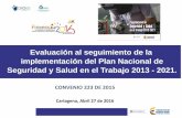 Presentación de PowerPoint - OISS · de Salud Ocupacional 2008 - 2012 Ley 1562 de 2012 Primera Estrategia Iberoamericana de Seguridad y Salud en el Trabajo OISS 2010 ...