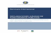 Declaraciones juradas de funcionarios publicos - final … · contenidos 23 7 9 11 15 declaraciones juradas de funcionarios pÚblicos: una apuesta por la transparencia del sector