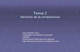 LA LIBERTAD DE EMPRESA: EL DERECHO DE LA COMPETENCIA · discriminación- y 43 y 46 ... (= modelo de competencia económica imperfecta, ... Prohibición de fijación de precios, ...