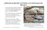 ¿Afectó el Azufre al Clima y la Geología de Marte? · rocas de carbonato (como lo es la piedra caliza) ... suficiente como para ... para la formación de carbonatos, ...