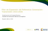 Plan de Expansión de Referencia Generación- … dia UPME/… · Cálculo de potencia por unidad de área de la macro cuenca i < n ? ... 2] Potencia Específica Optimización del