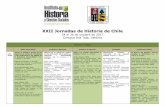 XXII Jornadas de Historia de Chile - humanidades.uach.clhumanidades.uach.cl/wp-content/uploads/2017/10/Programa-XXII... · Historia Mapuche. Migraciones, procesos de asimilación