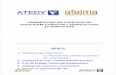 Catalogo Atedy-Afelma para presentacion hojas · TRILLAJE Unidades decorativas. OTROS COMPONENTES ... Definición, croquis y características de los sistemas recomendados: A. Divisorias