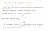 1 Ecuación de Estado del gas ideal - Iniciojalfaro/fis1523/clases/5 Primera Ley de la... · especíﬁco a presión constante (c P) es diferente del calor especíﬁco a volumen