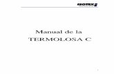 Manual de la TERMOLOSA C - sisconm2.com.ve TERMOLOSA C.pdfconcreto armado nervada en una dirección, de ... • Se pueden lograr inclinaciones hasta de 50° sin requerir encofrados
