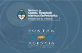 FONDO TECNOLOGICO ARGENTINO - AGENCIA ... TECNOLOGICO ARGENTINO FONTAR MINCYT | ANPCYT | PRESENTACION FONTAR | ACTUALIZADA AL 26/04/2011 LEGALES EVAL. Y ASEG. CALIDAD SISTEMAS FINANZAS