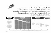 Formulación de la estrategia: estrategia funcional …recursosbiblio.url.edu.gt/Publi/Libros/ADMestrategicaypolitica/08.pdf · • DesalTollar Rolíticas para implementar estrategias