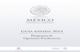 Programa de Opciones Productivas - sedesol.gob.mx · Guía rápida 2014 “Programa de Opciones Productivas” Secretaría de Desarrollo Social ... (CDI); Las localidades de alta