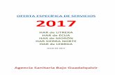 oferta especifica de servicios 2017 - Junta de Andalucía · codigos de procedimientos según CIE 9 MC 5ª edicion admitidos ... 40.21 escision ganglio linfatico cervical profundo