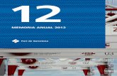 MEMORIA ANUAL 2012 - opendata.portdebarcelona.catopendata.portdebarcelona.cat/Memories/Corporativa/es/PortBcn... · 76 Desarrollo y Comunicación interna Servicios Médicos y Prevención