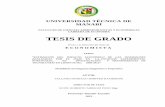 TESIS DE GRADOrepositorio.educacionsuperior.gob.ec/bitstream/28000/3494...UNIVERSIDAD TÉCNICA DE MANABÍ FACULTAD DE CIENCIAS ADMINISTRATIVAS Y ECONÓMICAS CARRERA DE ECONOMÍA TESIS