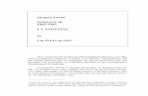 Seminario 10 1962-1963 LA ANGUSTIA CLASE-25 S10.pdf · Jornadas Provinciales de la Sociedad Francesa de Psicoanálisis la introducción del apólogo de la mantis religiosa, pero...