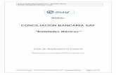 CONCILIACION BANCARIA SAF - dgsiaf.mecon.gov.ar · Guía de Ayuda para el usuario SAF – Entidades básicas Módulo Conciliación Bancaria e-sidif Guía de Usuarios – CONCILIACION