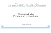 Manual de Procedimientos - uchile.cl · Procedimientos Programa de Financiamiento Basal Versión 3.0 Santiago, Octubre 2008 . 2 INDICE ... 3.4 Orientaciones Técnicas para la Elaboración