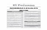 Publicacion Oficial - Diario Oficial El Peruano · DESARROLLO E INCLUSION SOCIAL ... la evaluación y reasentamiento poblacional de manera inmediata, ... (llamas, alpacas y vicuñas)