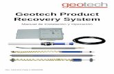 Geotech Product Recovery System - …spanish.geotechenv.com/manuals/geotech_product_recovery_system... · Este manual utiliza las siguientes indicaciones para presentar información: