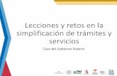 Lecciones y retos en la simplificación de trámites y …cofemer.gob.mx/Conf_Tabasco_2016/Panel_5/Oficial/2016_11_85_tra... · Los PMR constituyen un instrumento fundamental para