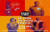 GUÍA DEL ESPECTADOR CON TODA LA PROGRAMACIÓN DE … · declamarán fragmentos de grandes obras de Shakespeare en la traducción de tres poetas chilenos: Romeo y Julieta de Pablo