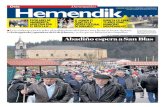 Hemendik - static.deia.eusstatic.deia.eus/docs/2015/01/29/hemendik_durang_290115_8500.pdf · Los cordones ponen color al recibimiento del Santo, una fiesta en la que destaca la feria