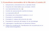 5. Formalismo matemático de la Mecánica Cuántica IIfmc0.unizar.es/.../elias/Fisica_Cuantica/Cap_5_Formalismo_Dirac_II.pdf · (Ver más detalles en Cohen-Tanoudji, complemento DII)