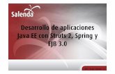 Desarrollo de aplicacionesDesarrollo de aplicaciones Java ...ftp.gul.uc3m.es/pub/gul/cursos/2007/marzo/JavaEE-Struts2-Spring... · – Interfaz de usuario (Swing / AWT / SWT). ...
