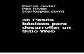 www. CarlosPes.com 36 Pasos básicos para desarrollar un ... · Paso 8 ELEGIR E L PLAN DE ... CarlosPes.com 36 Pasos básicos para desarrollar un Sitio W ... averiguar y analizar