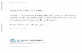 República de Colombia Reforma Contable del Sector ...documents.worldbank.org/curated/en/337631468229757105/pdf/FINAL... · CGN Contaduría General de la Nación (Colombia) EE FF