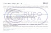GRUPO GILGA S.A. DEC.V. GRUPOGILGAS.A.DE C.V. de Privacidad Grupo Gilga_.pdf · En cumplimiento a lo dispuesto en los artículos15,16ydemásdela ... certificados deestudio ... BOCA