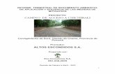 INFORME TRIMESTRAL DE SEGUIMIENTO AMBIENTAL DE …api.ning.com/.../INFTRI1AEFebApr2010.pdf · 1 INFORME TRIMESTRAL ... El proyecto ampliará y mejorará el camino rural actual que