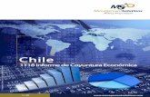 Informe de coyuntura económica de Chile - 1T18 · El tipo de cambio se situó en 601,94 $CLP/USD en 1T18, 31,97 pesos por dólar menos que en el ... Informe de Coyuntura Económica