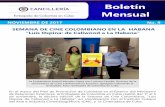 Presentación de PowerPoint - cuba.embajada.gov.cocuba.embajada.gov.co/sites/default/files/FOTOS2016/boletin_mensual... · Comercio de Cuba, lideró esta actividad que se realizó