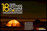 18 grandes destinos para acampar en México · tu familia!), la increíble experiencia de acampar en los diferentes destinos del país. ¡Seguro les encantará! Lago y Tierra eStado