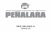 Maqueta MEMORIA PEÑALARA Maqueta MEMORIA …penalaraonline.org/wp-content/uploads/2015/01/MEMORIA-2012.pdf · Maqueta MEMORIA PEÑALARA_Maqueta ... paso a informaros de las actividades