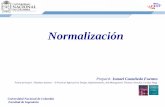 Construcción de SIGEPRO usando PMI para proyecto TIdis.unal.edu.co/~icasta/consejero/Normalizacion.pdf · Uso de la normalización en diseño de bases de datos relacionales Problemas