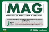 Presentación de PowerPoint - mag.gov.py. PPI MAG EN ACCION jul2015.pdf · PPI “Un Proyecto que fomenta la integración de organizaciones rurales a las Cadenas de Valor” Convenio