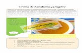 Crema de Zanahoria y Jengibredietistasynutricion.com/.../12/logo-Crema-de-Zanahoria-y-Jengibre.pdf · Debemos recordar que el jengibre un antiinflamatorio natural que ayuda a combatir