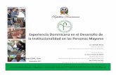 Experiencia Dominicana en el Desarrollo de la ... · Kilómetros cuadrados, de los cuales 48,442 corresponden a la Republica Dominicana, ... Ley General de Salud 42-01 Regula todas