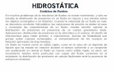 HIDROSTÁTICA - webdelprofesor.ula.vewebdelprofesor.ula.ve/ingenieria/jesusm/Hidrostatica_.pdf · HIDROSTÁTICA J. Muñoz T E M A 2 . MECÁNICA DE LOS FLUIDOS . Estática de fluidos