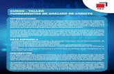 CURSO - TALLER FUNDAMENTOS DE ANÁLISIS DE …aba.org.do/images/pdf/formacion/fundamentos-analisis-credito-2016.pdf · - Caso Práctico: Enlatados Veras, S. A. 3. Estructuración